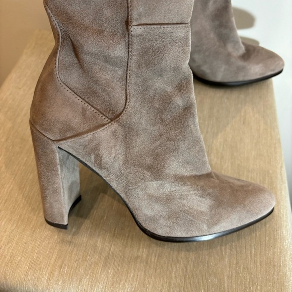 STUART WEITZMAN Sz 6 Suede Heeled Over the Knee  Zipper Closure Boots NWOT - Picture 11 of 16